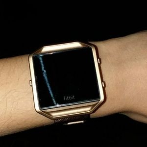 Fitbit Blaze with Milanese loop style band